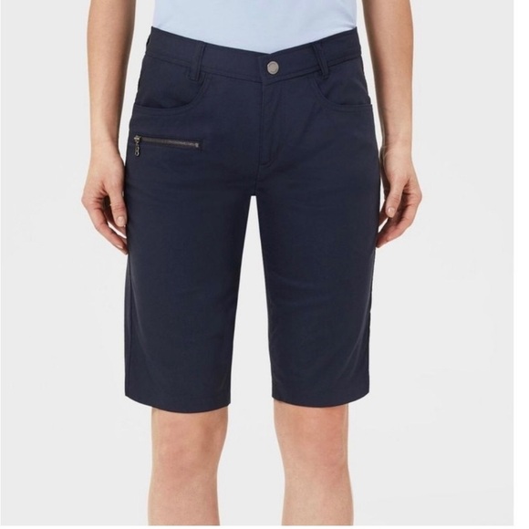 Bogner Bermuda Navy Blue Shorts - Picture 1 of 9